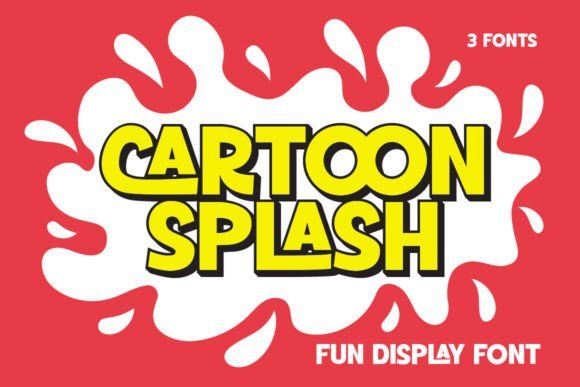 Cartoon Splash Font