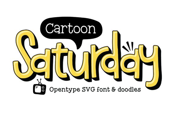 Cartoon Saturday Font