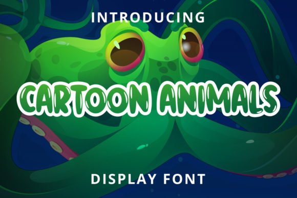 Cartoon Animals Font