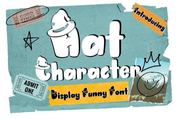 Hat Character Font