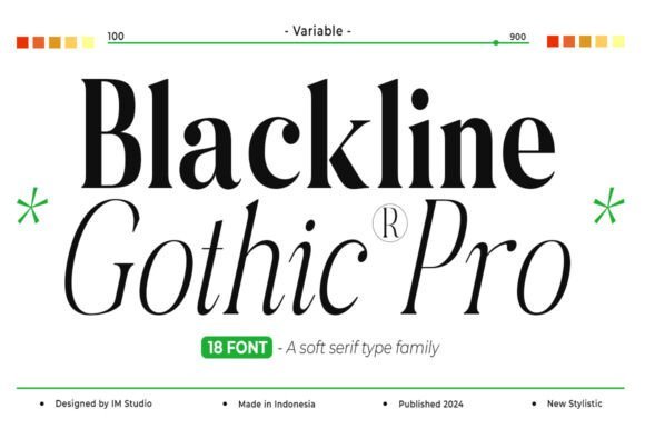 Blackline Gothic Font