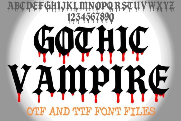 Gothic Vampire Font