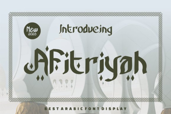 Afitriyah - Arabic typography fonts