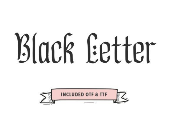 Black Letter Font