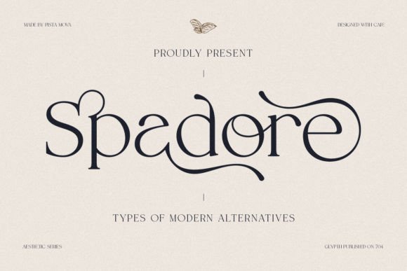 Spadore Serif Font - luxury sans serif fonts