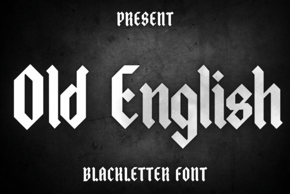 Old English Font