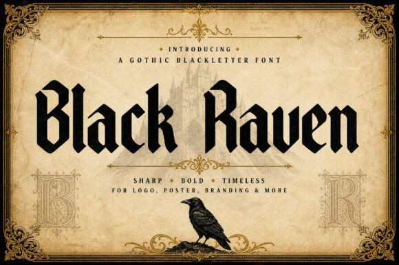 Black Raven Font