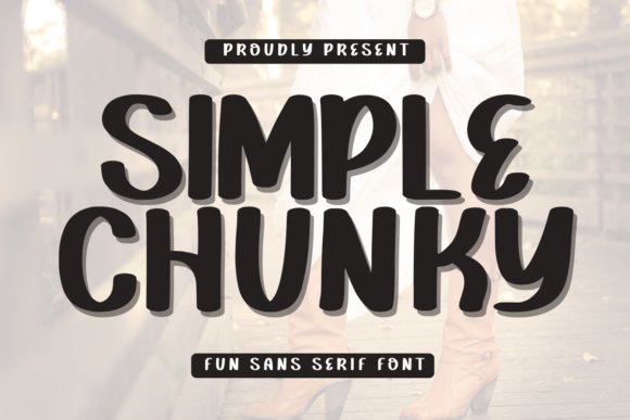 Simple Chunky Font