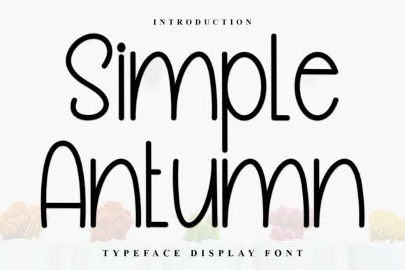 Simple Antumn Font - Simple Wedding Sans Serif Fonts