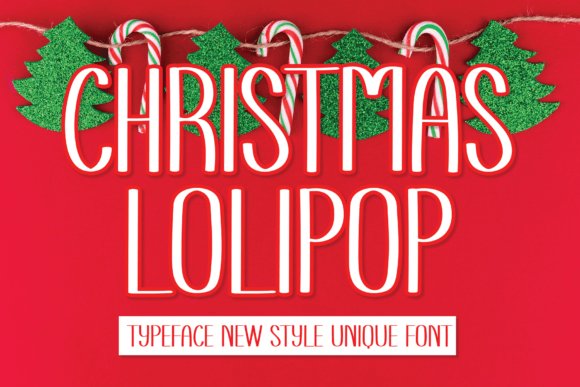 Christmas Lolipop Font