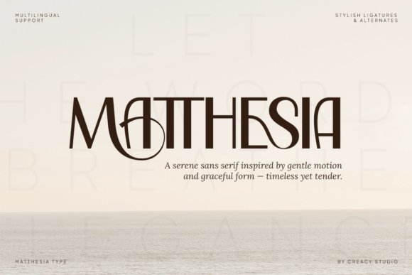 Matthesia Font