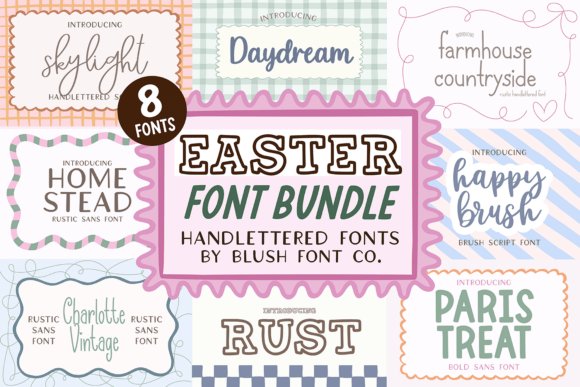 Easter Bundle - Cricut fonts