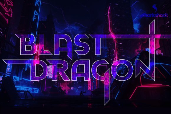 Blast Dragon Font