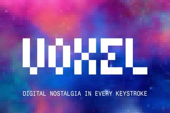 Voxel Font