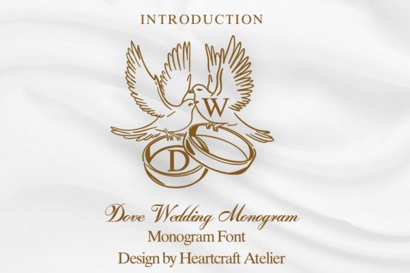 wedding monogram fonts