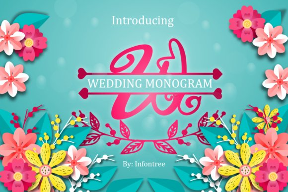 Wedding Monogram Font