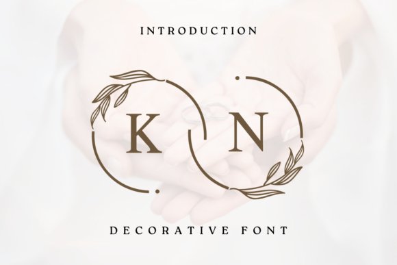 Wedding Love Monogram Font
