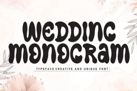 Wedding Monogram Font