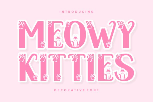Meowy Kitties Font