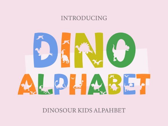 Dino Alphabet Font