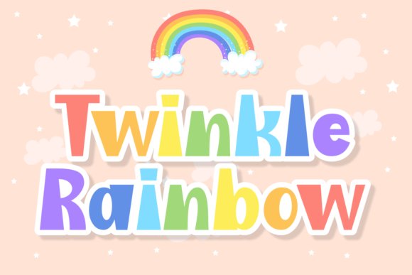 Twinkle Rainbow Font