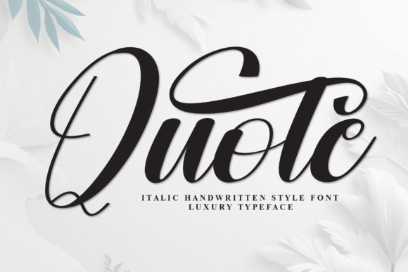 Quote Font