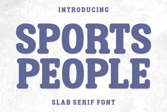 Sports People Font