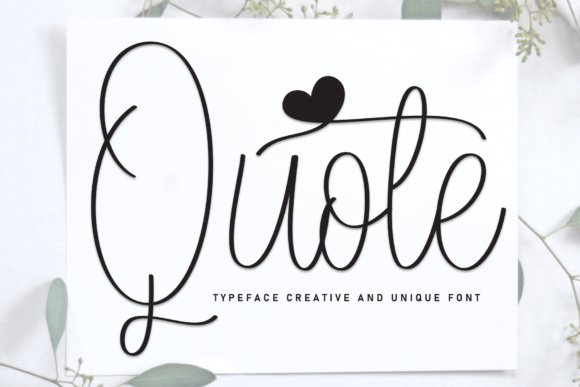 Quote Font
