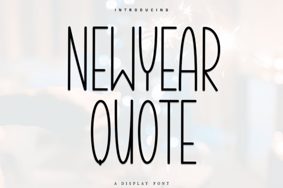 Newyear Quote Font