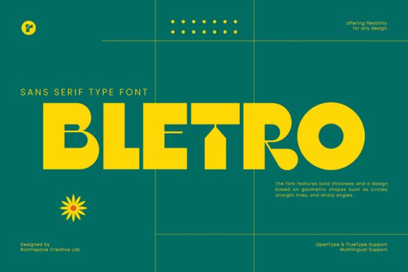 Sans serif fonts for poster 