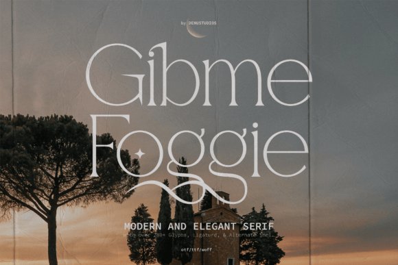Gibme Foggie | Modern Elegant Serif Font
