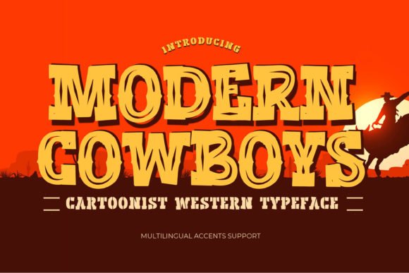Modern Cowboys Font