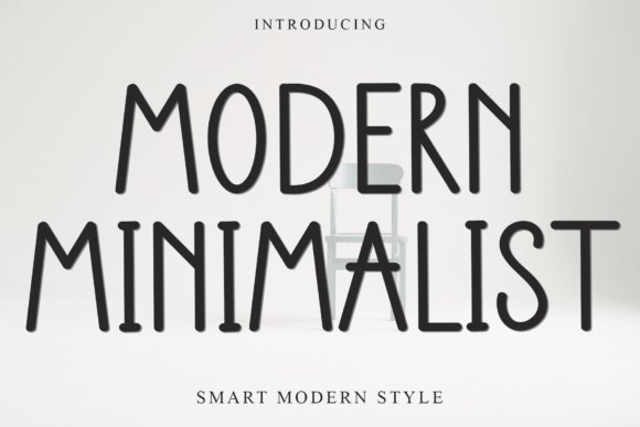 Modern Minimalist Font