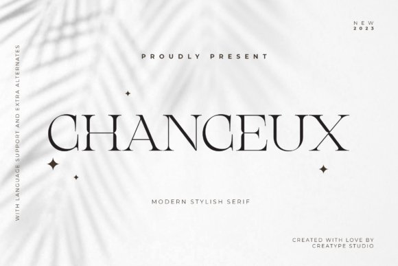 Chanceux Modern Stylish Serif Font