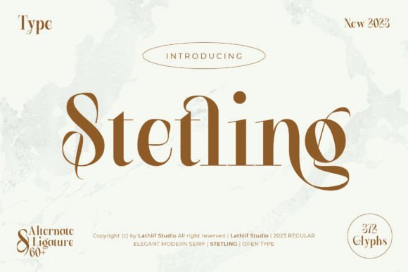 Stetling - Elegant Modern Serif Font