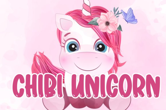 Chibi Unicorn Font
