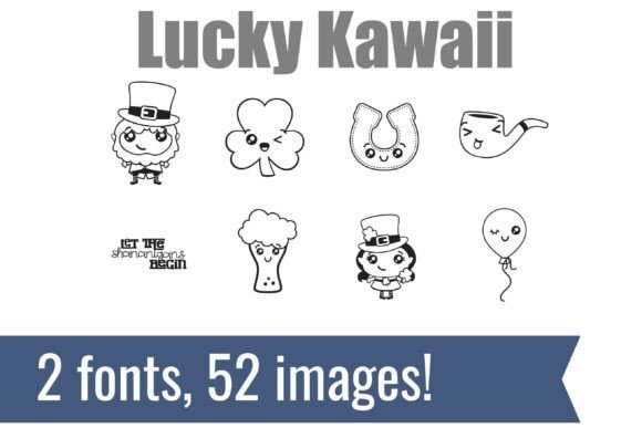 Lucky Kawaii Dingbats Font