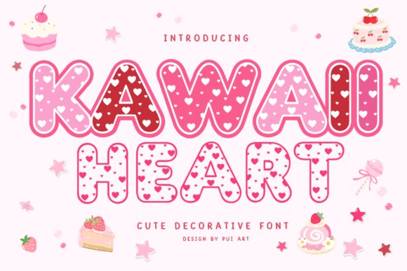 Kawaii Heart Font