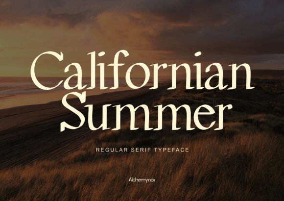 California Summer Font