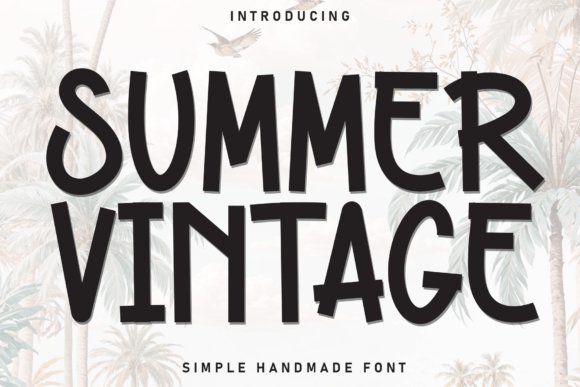 Summer Vintage Font