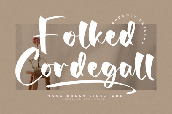 Folked Cordegall Font