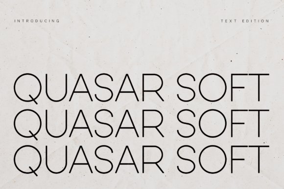 Quasar Soft Font