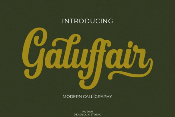 Gallufair Font