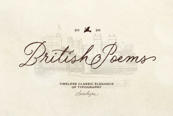 British Poems Font