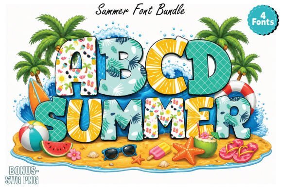 Summer logo font