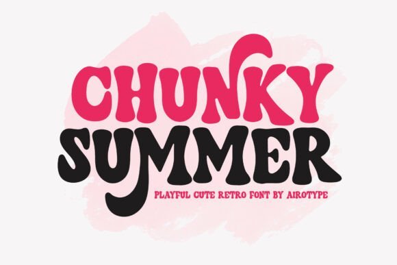Chunky Summer Font