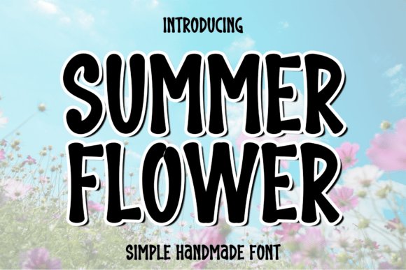 Summer Flower Font