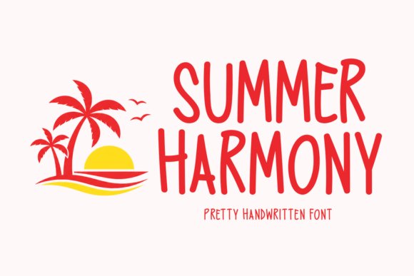 Summer Harmony Font - Summer logo font