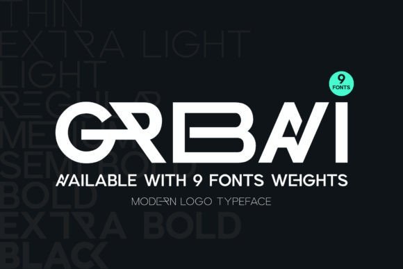 Grebavi | Modern Logo Typeface