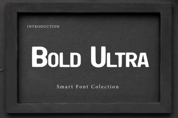 Bold Ultra - minimalist monospace fonts